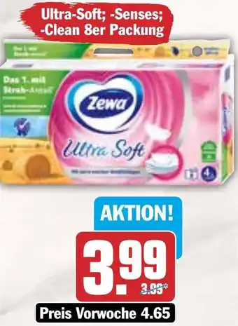 HIT Zewa Toilettenpapier Ultra Soft 4-lagig Angebot