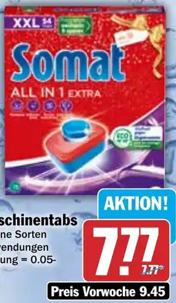 HIT Somat XXL Spülmaschinentabs Angebot