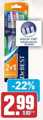 HIT Dr. Best Hoch-Tief Zahnbürste Angebot