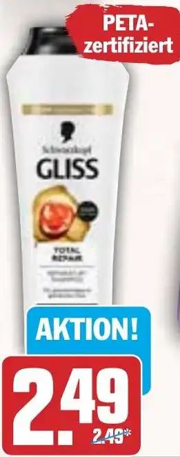 HIT Gliss Shampoo oder Spülung Angebot