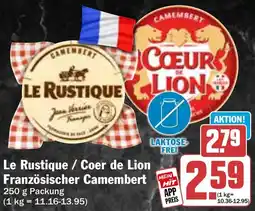 HIT Le Rustique/Coer de Lion Französischer Camembert Angebot