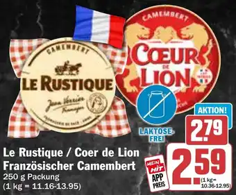 HIT Le Rustique/Coer de Lion Französischer Camembert Angebot