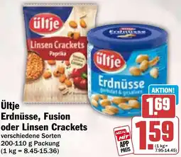 HIT Ültje Erdnüsse, Fusion oder Linsen Crackets Angebot