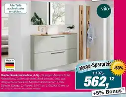Möbel Inhofer Garderobenkombination, 4-tlg. Angebot