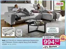 Möbel Inhofer FAKTA Sofa Angebot