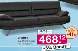 Möbel Inhofer Sofa 3 Sitzer Angebot