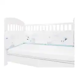 Netto Marken-Discount Kikkaboo Nestchen my Home Babybett 140 x 70 cm Bettumrandung 210 cm Baumwolle weiß Angebot