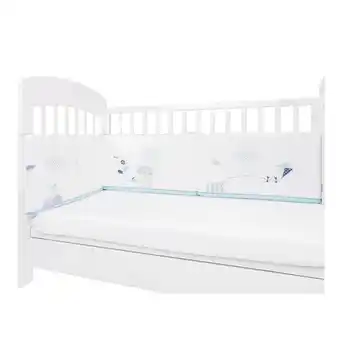 Netto Marken-Discount Kikkaboo Nestchen my Home Babybett 140 x 70 cm Bettumrandung 210 cm Baumwolle weiß Angebot