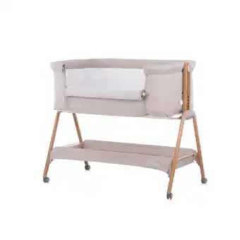 Netto Marken-Discount Chipolino Babybett Sweet Dreams mit Rollen, Beistellbett, Matratze, Anti-Reflux beige Angebot
