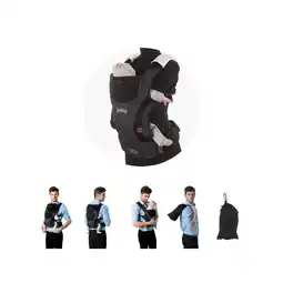 Netto Marken-Discount Chipolino Babytrage Bobby 4 in 1, Bauch- und Rückentrage, ab 4 bis 24 Monate schwarz Angebot