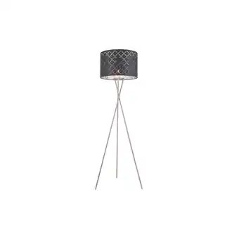 Netto Marken-Discount Stehleuchte, 3-Bein Stativ, Textil, silber grau, H 160 cm Angebot