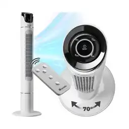 Netto Marken-Discount tectake Turmventilator, oszilierend, mit Timer-Funktion, 31 x 110 cm Angebot
