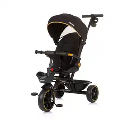 Netto Marken-Discount Chipolino Tricycle Max Sport 2 in 1, Dreirad, Becherhalter, Sitz umkehrbar, Korb schwarz Angebot