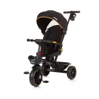 Netto Marken-Discount Chipolino Tricycle Max Sport 2 in 1, Dreirad, Becherhalter, Sitz umkehrbar, Korb schwarz Angebot