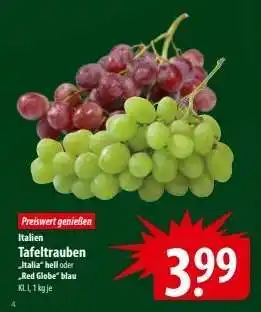 Famila Nord Ost Tafeltrauben Angebot