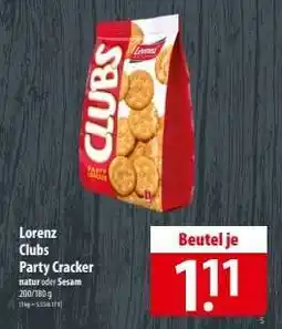 Famila Nord Ost LORENZ Clubs Party- Cracker Angebot