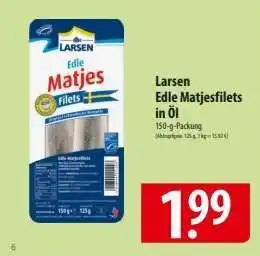 Famila Nord Ost Larsen Edle Matjesfilets in Öl Angebot