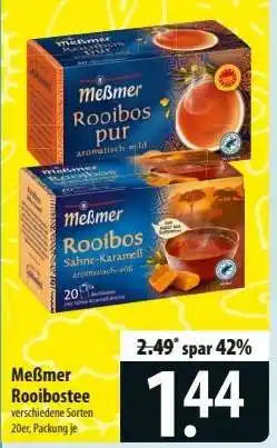 Famila Nord Ost Meßmer Rooibostee Angebot