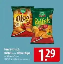 Famila Nord Ost funny-frisch Riffels oder Ofen Chips Angebot