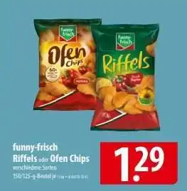 Famila Nord Ost funny-frisch Riffels oder Ofen Chips Angebot