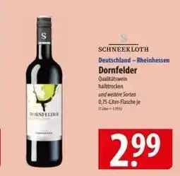 Famila Nord Ost Dornfelder Angebot