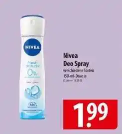 Famila Nord Ost Nivea Deo Spray Angebot