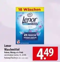 Famila Nord Ost Lenor Waschmittel Angebot