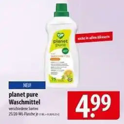 Famila Nord Ost planet pure Waschmittel Angebot