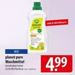 Famila Nord Ost planet pure Waschmittel Angebot