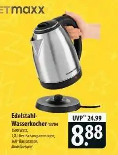 Famila Nord Ost Edelstahl-Wasserkocher Angebot