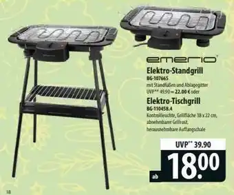 Famila Nord Ost Elektro-Standgrill Angebot