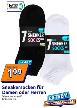 Action Sneakersocken für Damen oder Herren Angebot