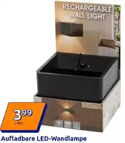 Action Aufladbare LED-Wandlampe Angebot