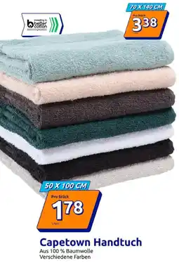 Action Capetown Handtuch Angebot