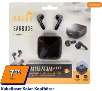 Action Kabelloser Solar-Kopfhörer Angebot