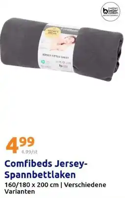 Action Comfibeds Jersey Spannbettlaken Angebot