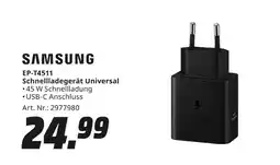 MediaMarkt Samsung ep-t4511 schnellladegerät universal Angebot