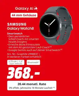 MediaMarkt Samsung galaxy watch8 Angebot