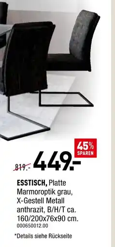 Möbel Wallach Esstisch Angebot