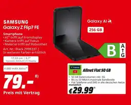 MediaMarkt Samsung galaxy z flip7 fe Angebot