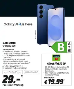 MediaMarkt Samsung galaxy s25 Angebot