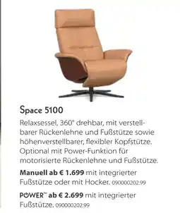 Möbel Wallach Relaxsessel space 5100 Angebot