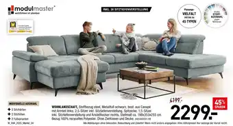 Möbel Wallach Modulmaster wohnlandschaft Angebot