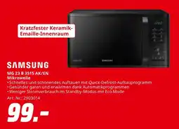 MediaMarkt Samsung mg 23 b 3515 ak/en mikrowelle Angebot