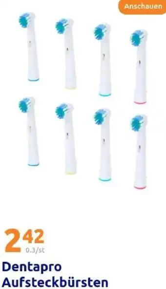 Action Dentapro Aufsteckbürsten Angebot