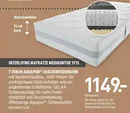 Möbel Wallach Interliving 7 zonen-aquapur -taschenfederkern Angebot