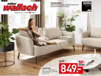 Möbel Wallach Sofakultur 3-sitzer-sofa Angebot