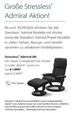 Möbel Wallach Stressless sessel admiral (m) Angebot
