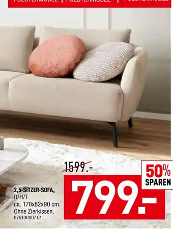 Möbel Wallach 2,5-sitzer-sofa Angebot