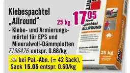 Hornbach Klebespachtel allround Angebot